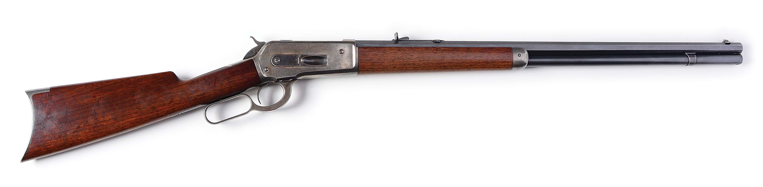 (C) FINE WINCHESTER MODEL 1886 LEVER ACTION RIFLE.