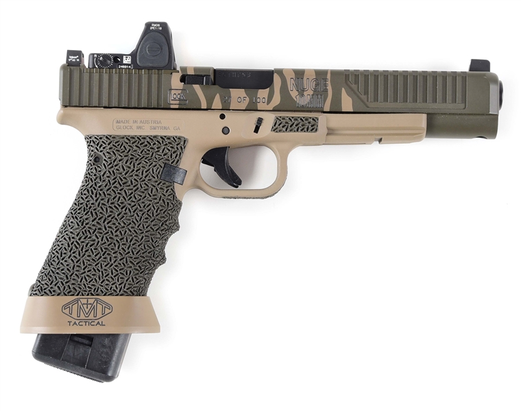 (M) GLOCK 40 SPECIAL LIMITED EDITION "NUGE" SEMI-AUTOMATIC HANDGUN BY TMT TACTICAL.