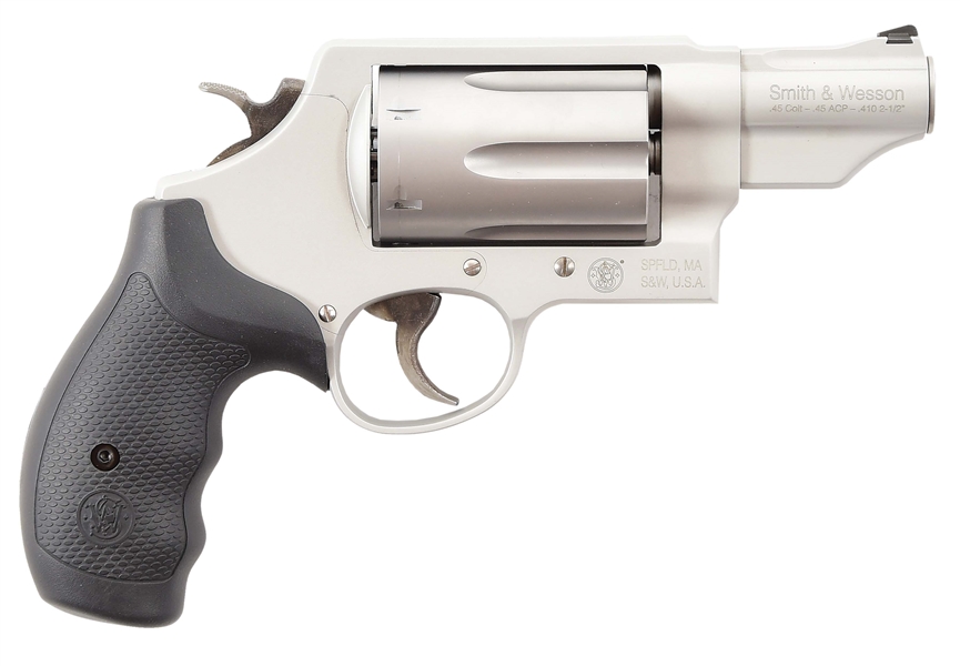 (M) BOXED SMITH & WESSON GOVERNOR MODEL DOUBLE ACTION REVOLVER.