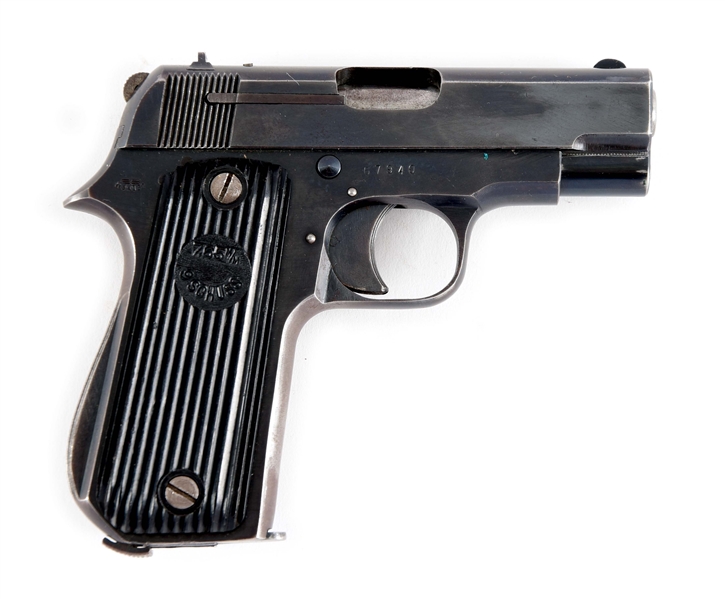 (C) GERMAN UNIQUE KRIEGSMODELL 7.65 SEMI-AUTOMATIC PISTOL WITH HOLSTER