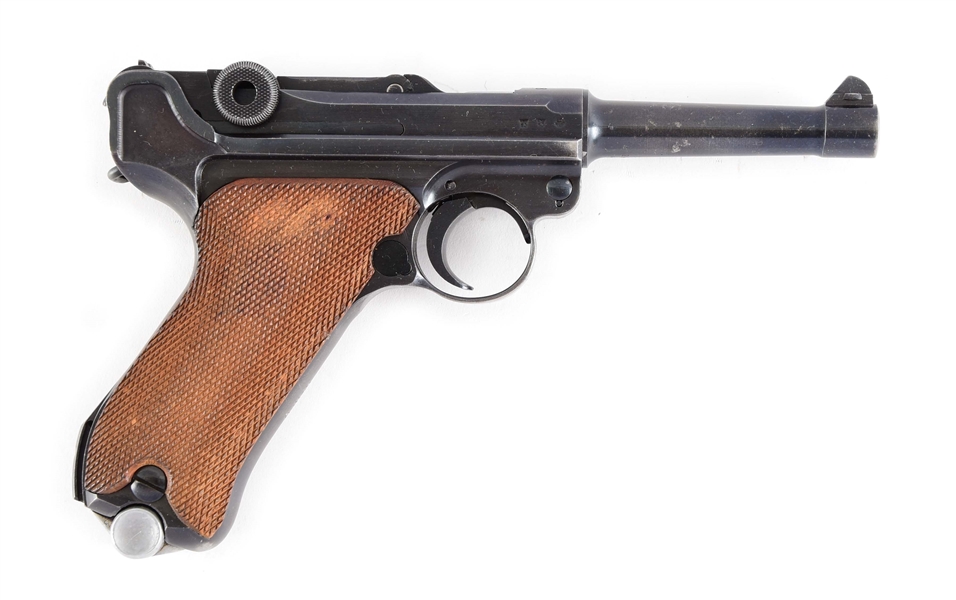 (C) NAVY MARKED MAUSER LUGER SEMI-AUTOMATIC PISTOL