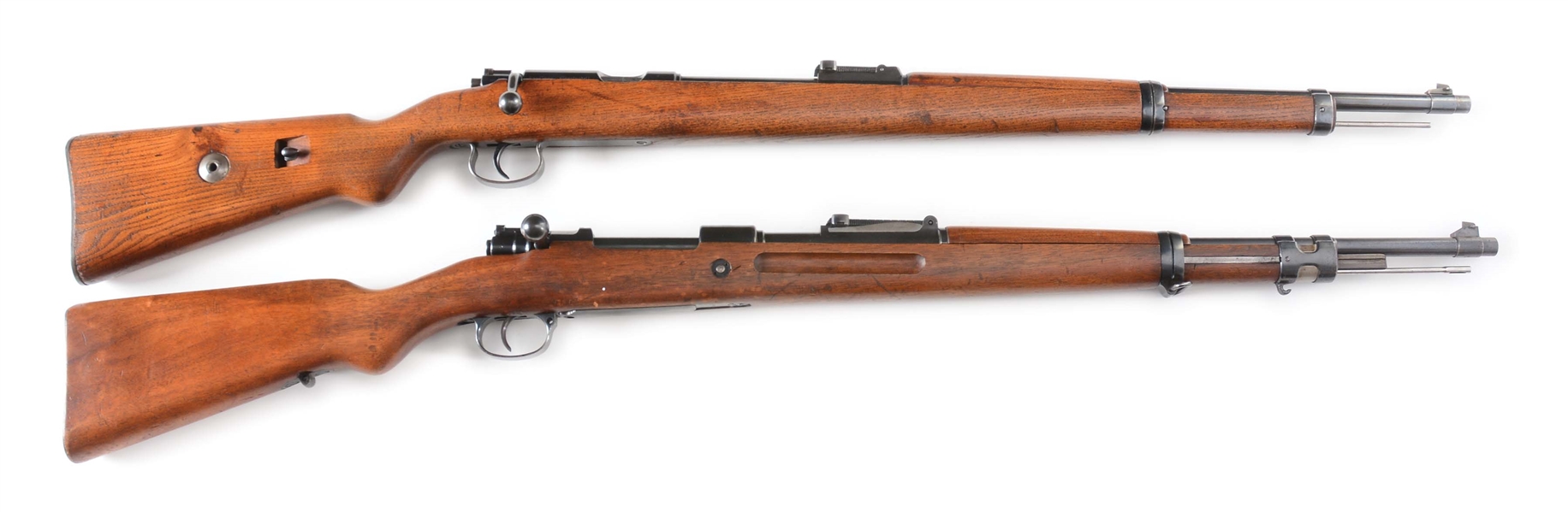 (C) LOT OF TWO: BANNER MAUSER GERMAN DEUTSCHES SPORTMODELL .22 TRAINING RIFLE AND A STANDARD-MODELL BANNER MAUSER 98 RIFLE.