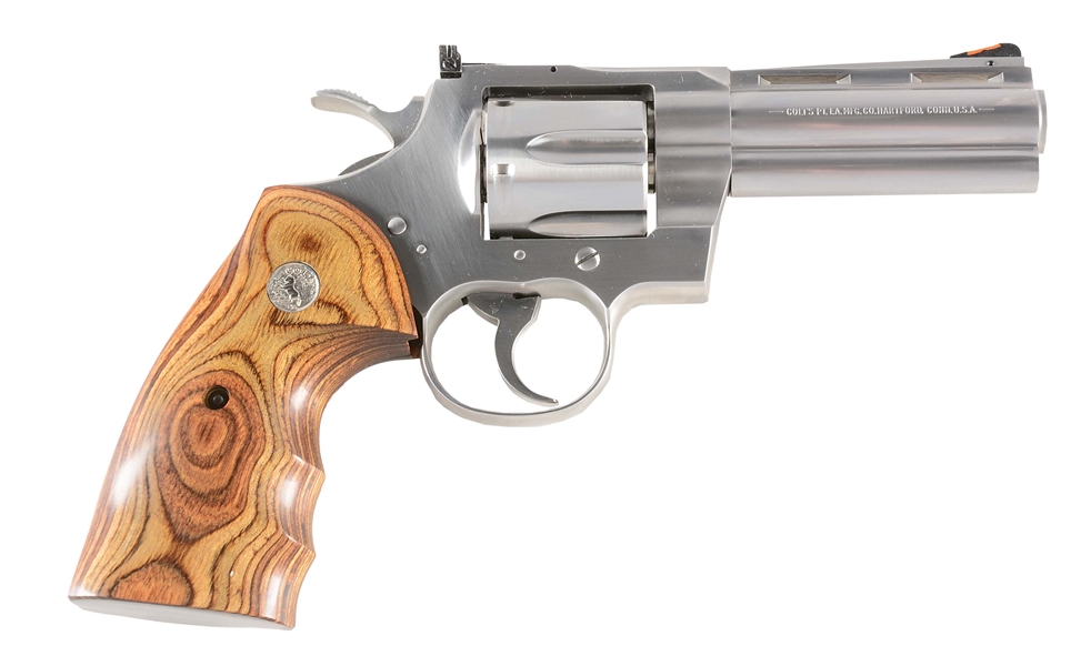 (M) UNFIRED COLT PYTHON ELITE DOUBLE ACTION .357 REVOLVER WITH CASE.