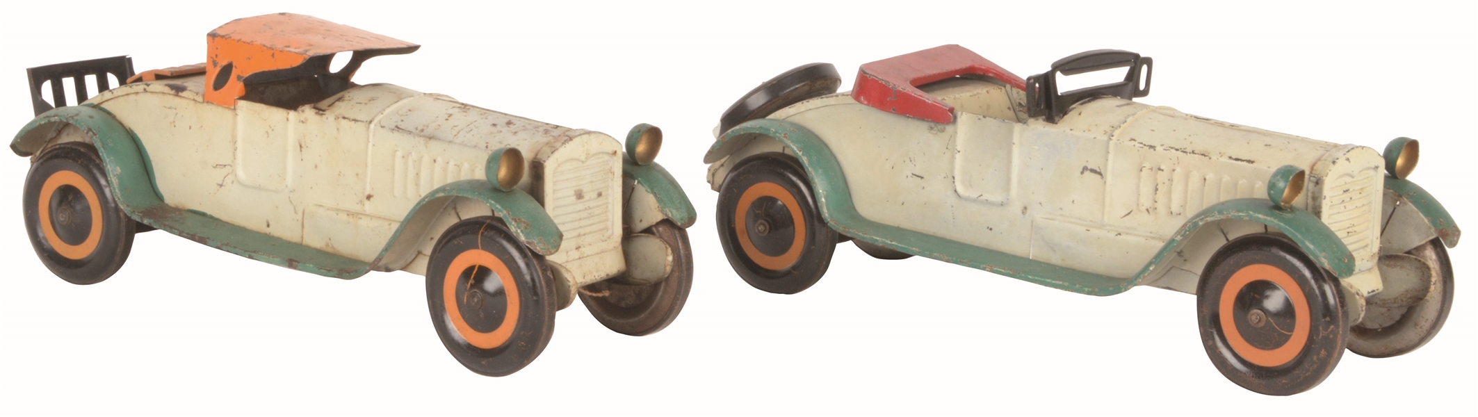 LOT OF 2: PRESSED STEEL SCHIEBLE CARS.