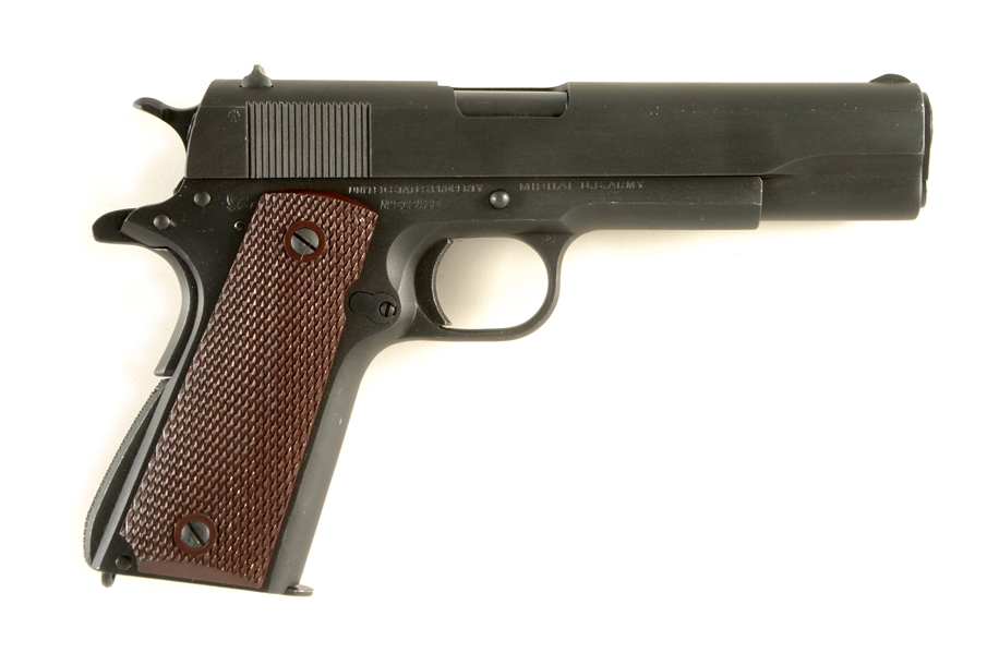 (C) HIGH CONDITION RUSSIAN SHIPPED COLT 1911 A1 US ARMY SEMI AUTOMATIC PISTOL. (1943)