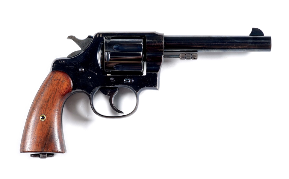 (C)OUTSTANDING CONDITION US COLT MODEL 1909 ARMY NEW SERVICE REVOLVER FROM THE CHARLES CLAWSON COLLECTION.