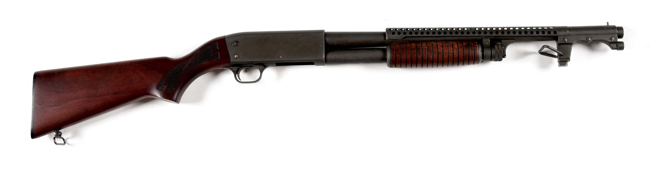 (M) ITHACA MODEL 37 TRENCH SHOTGUN MADE IN 1970.