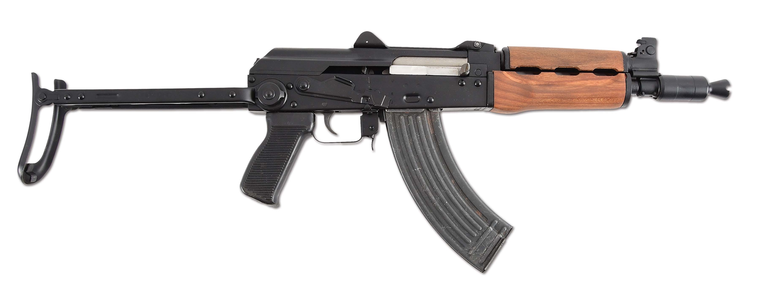 (N) EXCEPTIONALLY CLEAN HIGH CONDITION CHINESE UNDER-FOLDING STOCK AKS MACHINE GUN (FULLY TRANSFERABLE).
