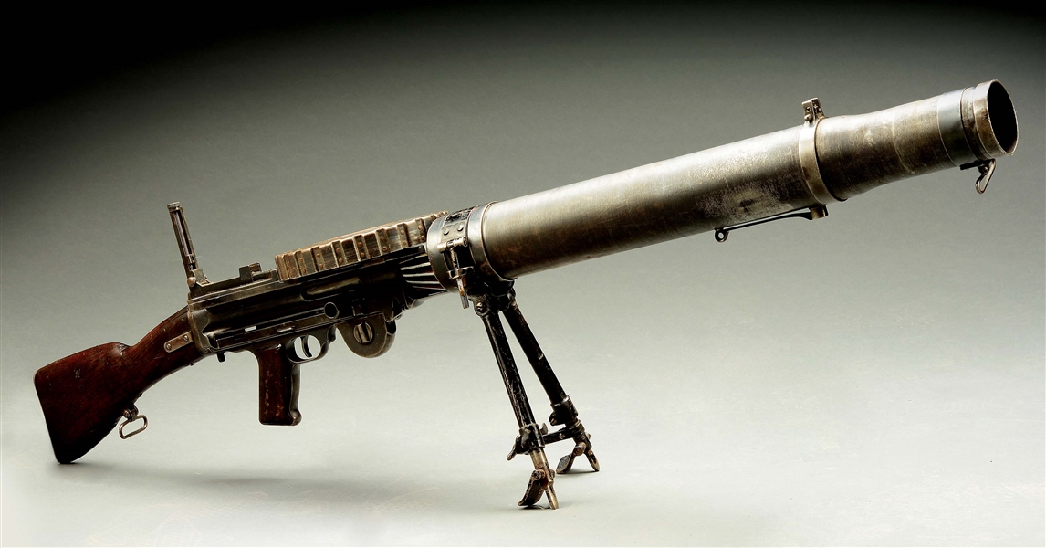 (N) POPULAR FUN TO SHOOT BRITISH LEWIS MODEL OF 1914 MACHINE GUN (CURIO & RELIC).