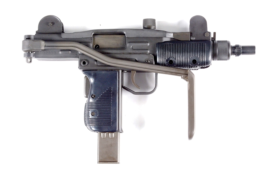 (N) BEAUTIFUL IN BOX GROUP INDUSTRIES / VECTOR ARMS HR 4332 MINI-UZI MACHINE GUN WITH FOLDING STOCK (FULLY TRANSFERABLE).