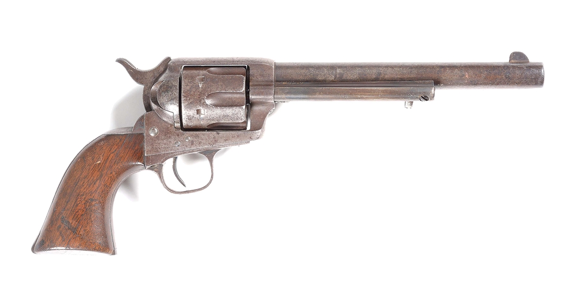 (A) CUSTER ERA AINSWORTH INSPECTED US COLT CAVALRY SINGLE ACTION ARMY REVOLVER WITH KOPEC LETTER.