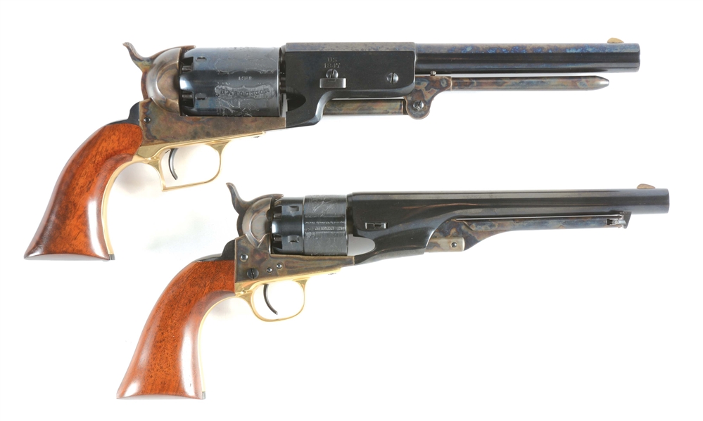 (A) LOT OF 2: COLT 1847 AND 1860 PERCUSSION REVOLVERS.