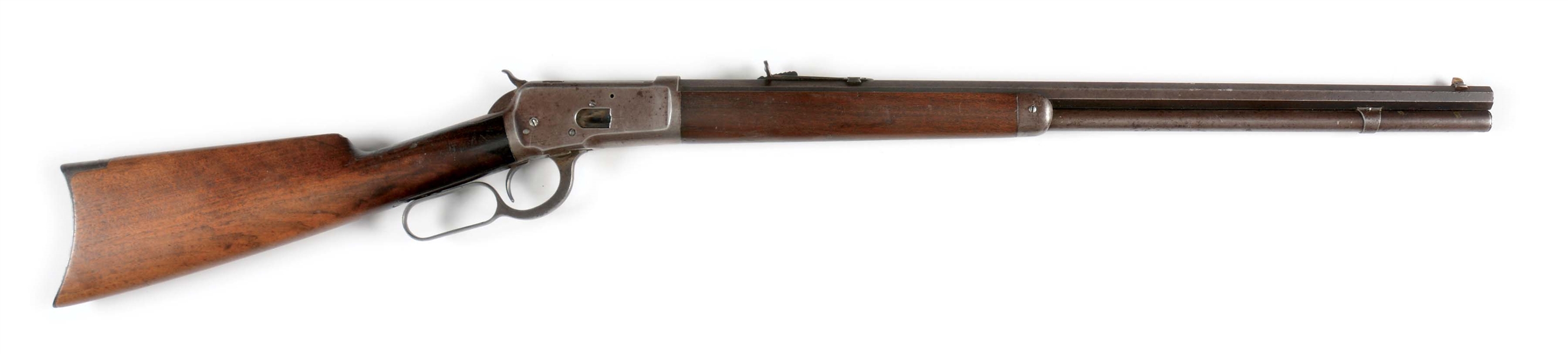 (A) 1ST YEAR OF PRODUCTION WINCHESTER MODEL 1892 LEVER ACTION RIFLE.