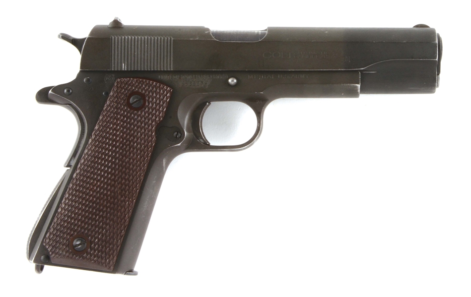 (C) UNUSUAL FACTORY RENUMBERED 1943 PRODUCTION COLT 1911A1.
