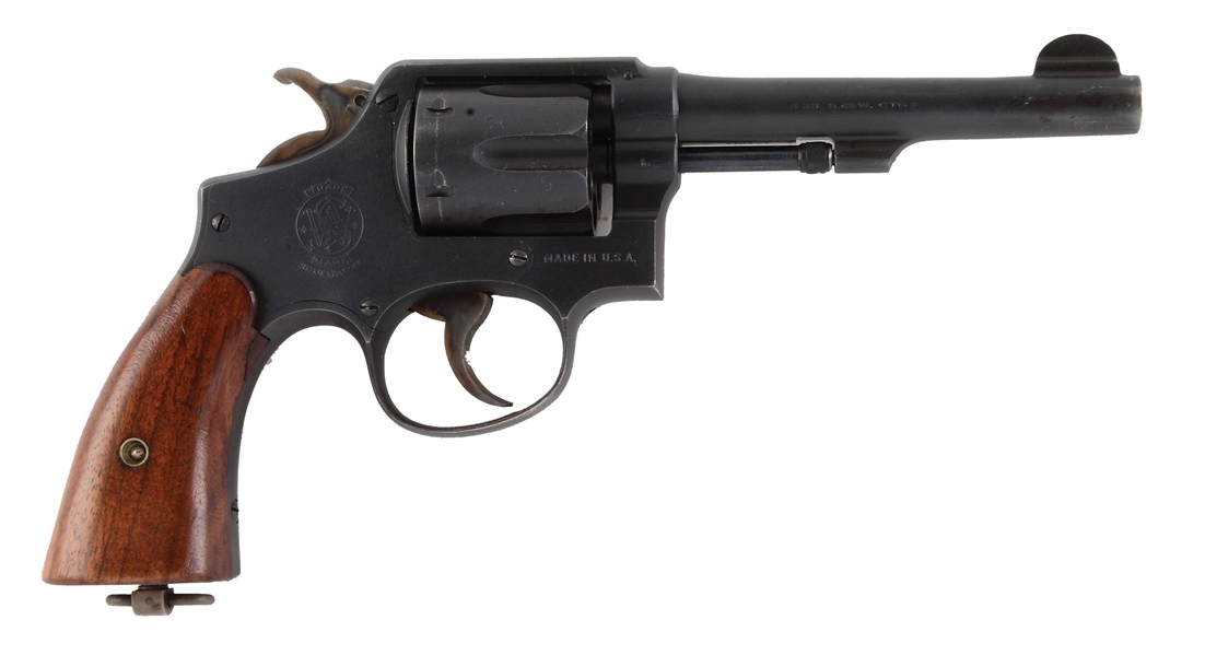 (C) BAVARIAN MUNICIPAL POLICE ISSUED SMITH & WESSON VICTORY MODEL.
