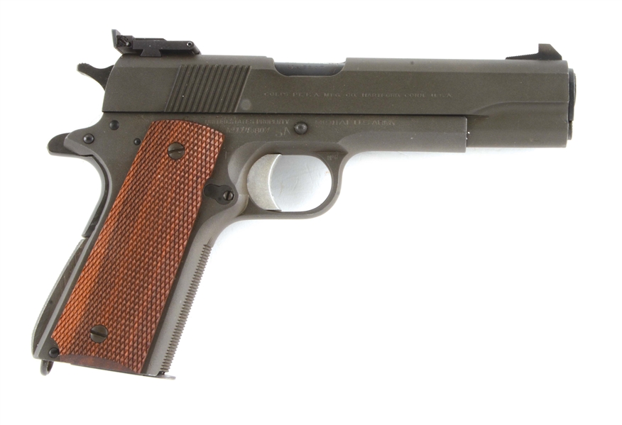 (C) COLT 1911A1 SEMI-AUTOMATIC NATIONAL MATCH PISTOL WITH BOX.