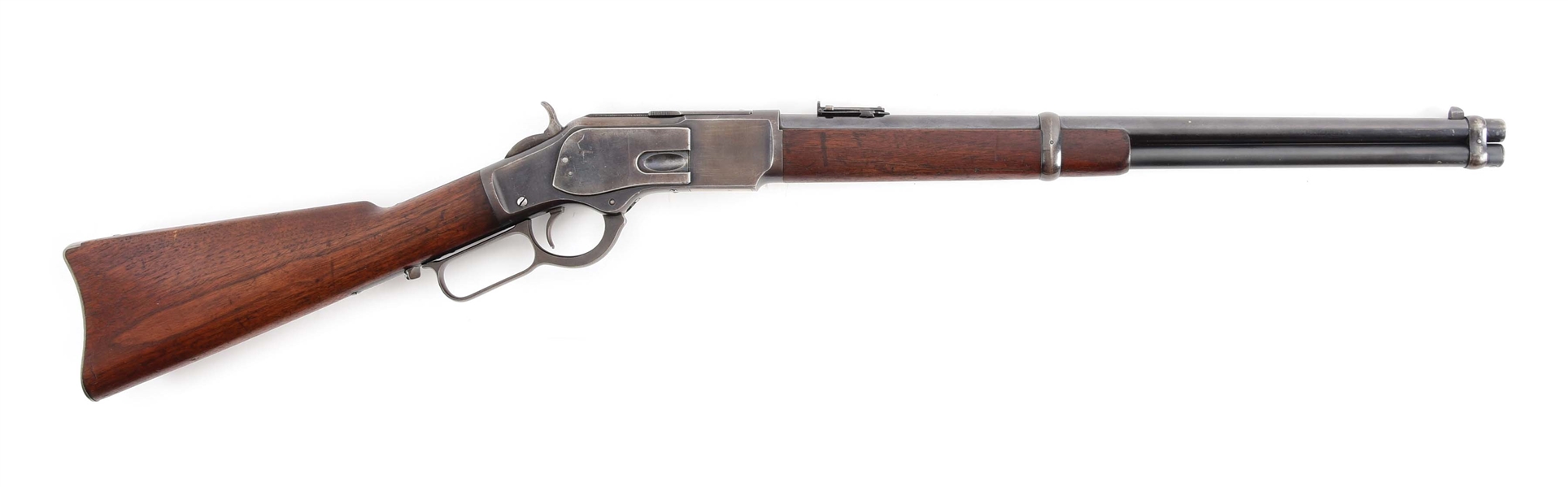 (A) WINCHESTER 1873 .44-40 SADDLE RING CARBINE