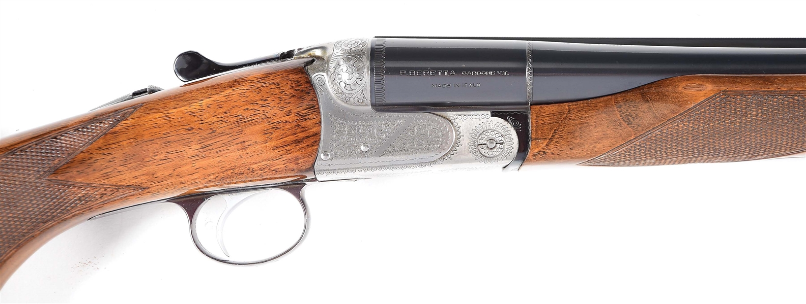 Lot Detail - (M) BERETTA SILVER PIGEON SIDE BY SIDE SHOTGUN.