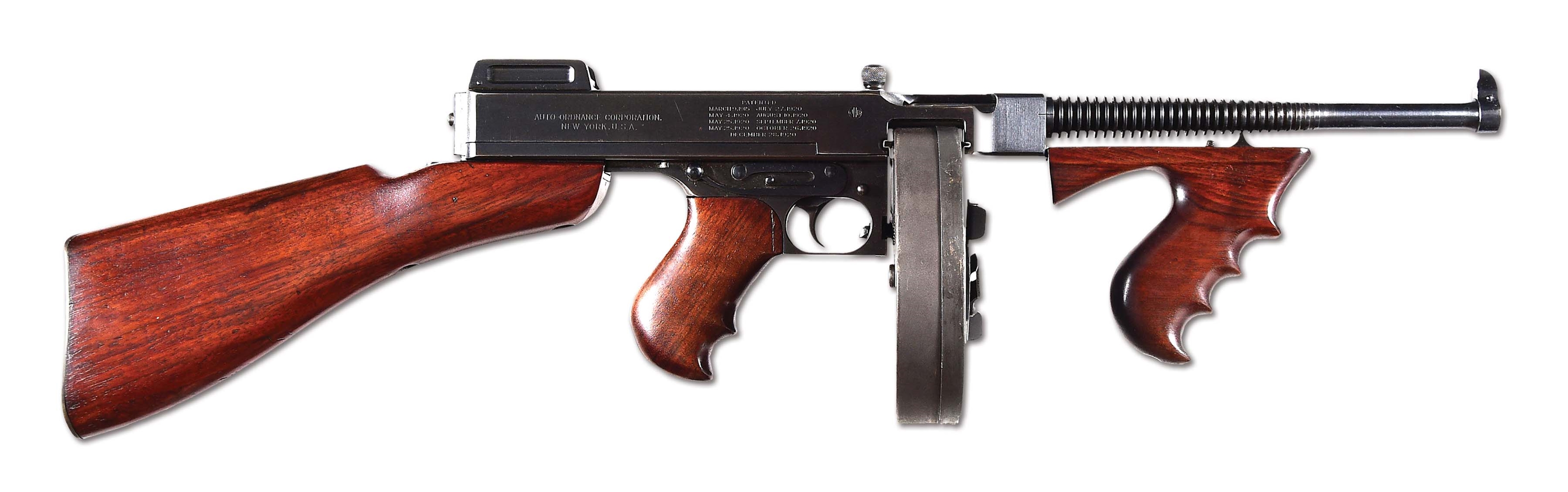 (N) EXCEPTIONAL ORIGINAL CONDITION COLT 1921A THOMPSON 1921 MACHINE GUN (CURIO AND RELIC).
