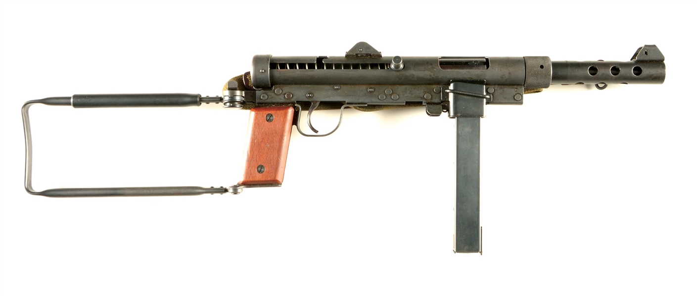 (N) ABSOLUTELY BEAUTIFUL NEAR MINT HIGHLY DESIRABLE ORIGINAL FIRST PRODUCTION MODEL CARL GUSTAF M/45 SWEDISH K MACHINE GUN (PRE-86 DEALER SAMPLE).