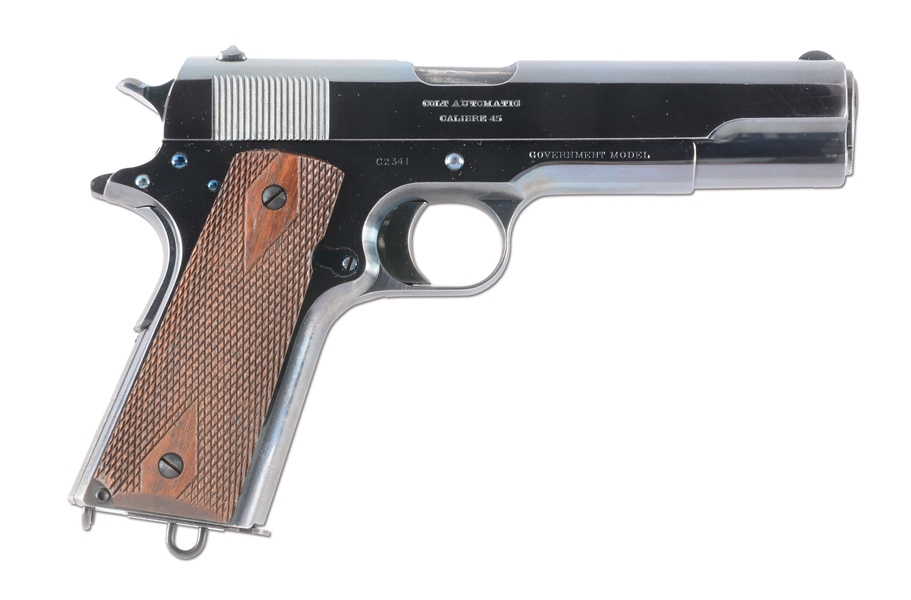(C) OUTSTANDING EARLY PRODUCTION COLT GOVERNMENT MODEL 1911 MADE IN 1913 WITH FACTORY LETTER.