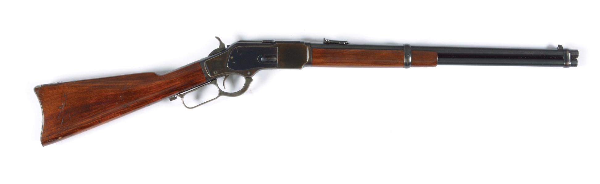 (C) HIGH CONDITION WINCHESTER MODEL 1873 SADDLE RING CARBINE (1907).