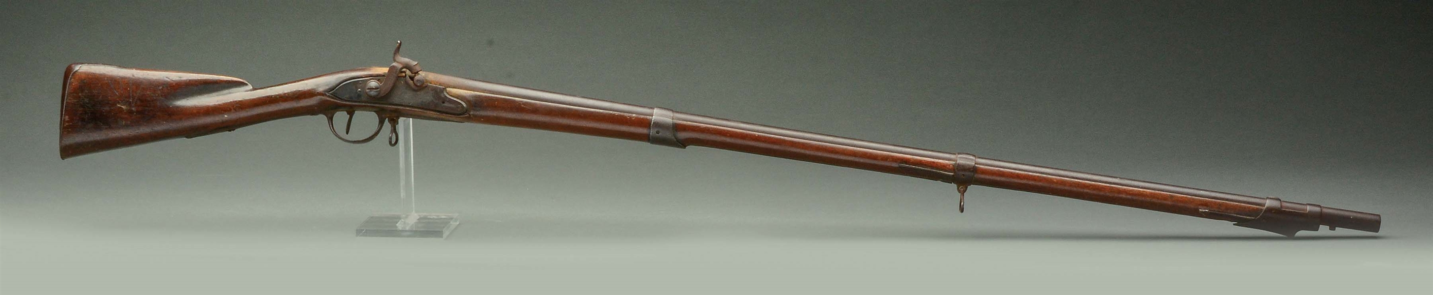 (A) FRENCH MODEL 1766 MAUBEUGE MUSKET CONVERTED TO PERCUSSION.