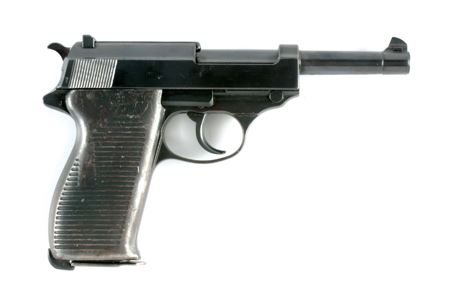 (C) MAUSER SVW 45 FRENCH ASSEMBLED P38 SEMI AUTOMATIC 9MM PISTOL.