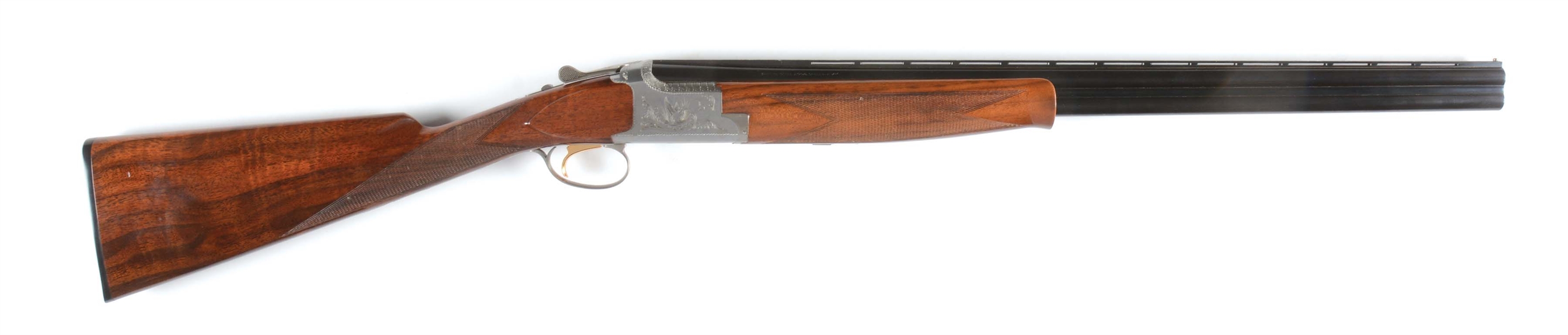 (M) BROWNING SUPERPOSED B125 20 BORE SUPERLIGHTNING OVER/UNDER SHOTGUN WITH BOX.