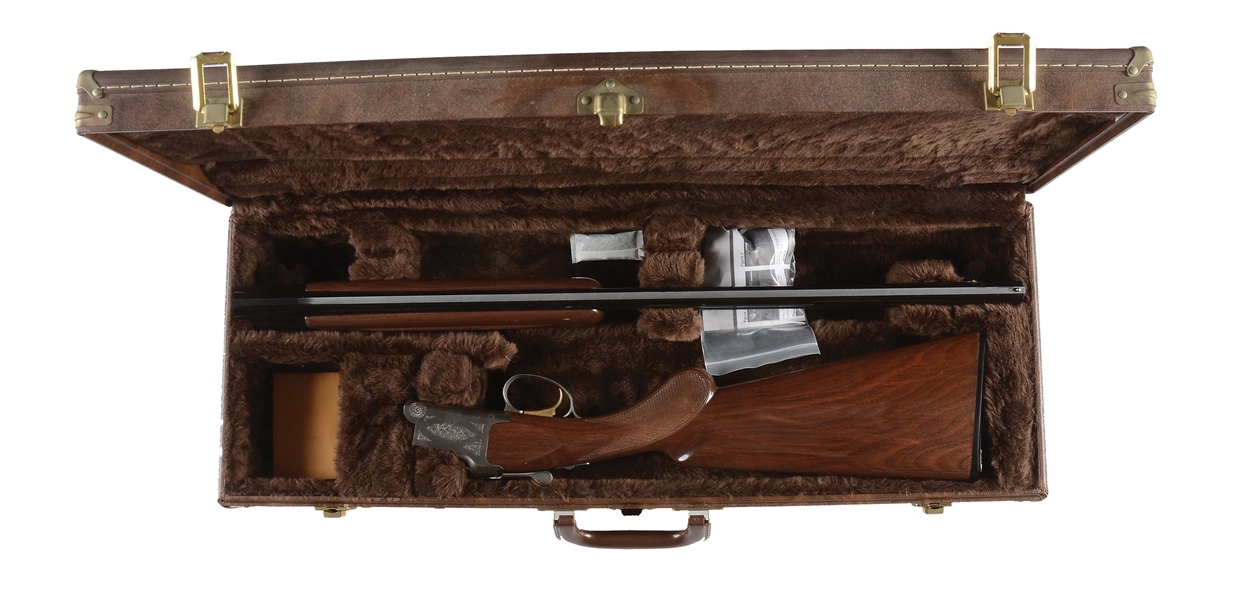(M) BROWNING CITORI 2 BARREL 20/28 BORE OVER UNDER SHOTGUN WITH CASE.
