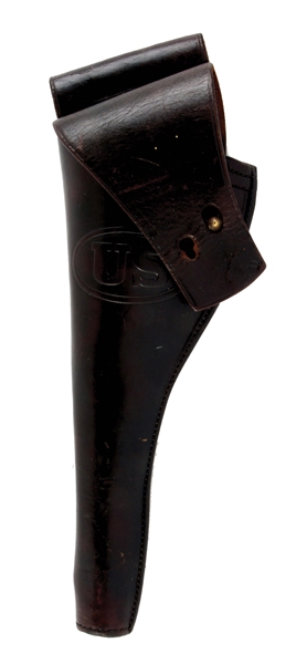 HIGH CONDITION U.S. MARKED 1873 CAVALRY HOLSTER.