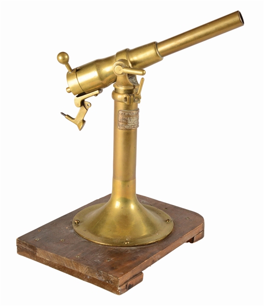 SOLID BRASS B&H NAVY STYLE YACHT CANNON. 