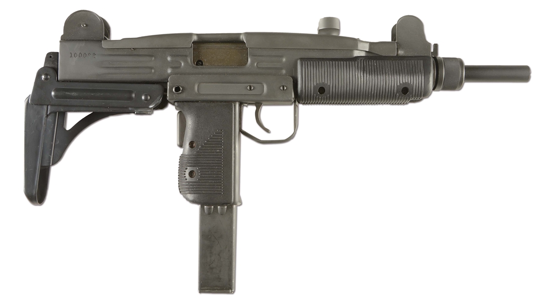 (N) DOCUMENTED VERY FIRST GROUP INDUSTRIES/VECTOR ARMS HR 4332 UZI MACHINE GUN (FULLY TRANSFERABLE).