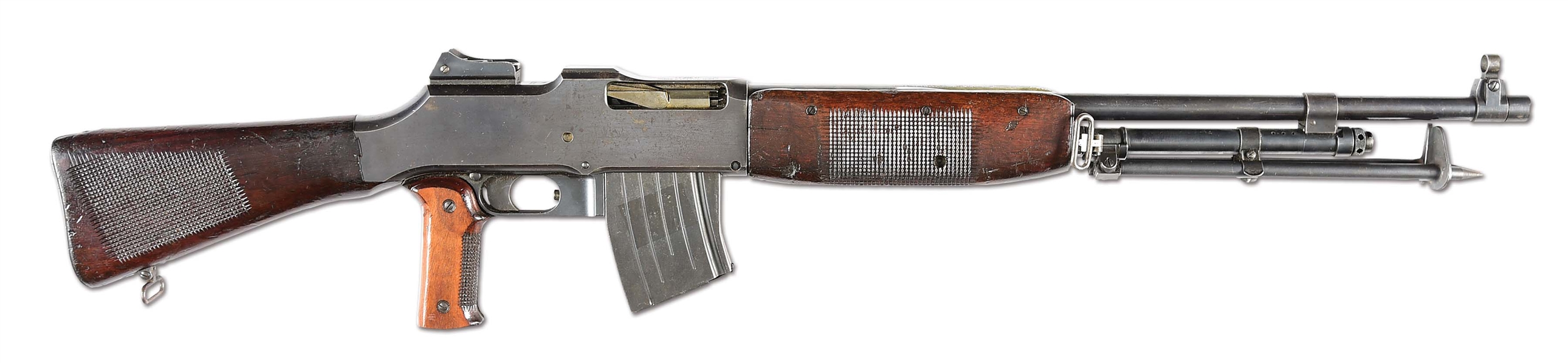 (N) BEAUTIFUL AND SCARCE CARL GUSTAV MODEL 1929 BROWNING AUTOMATIC RIFLE (B.A.R.) (CURIO AND RELIC).