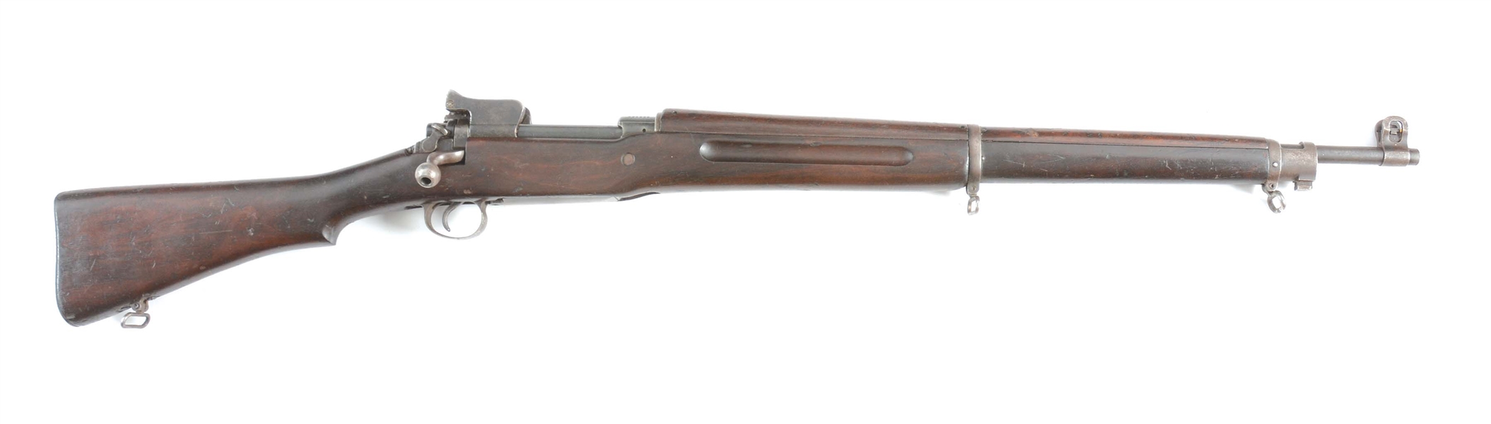 (C) WINCHESTER 1917 BOLT ACTION MILITARY RIFLE.