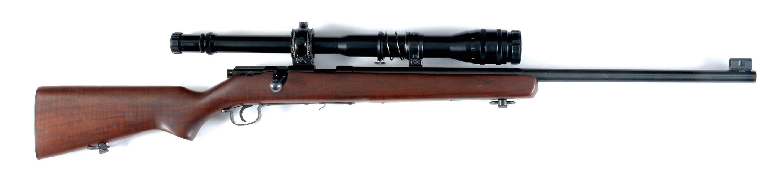 (M) STEVENS 416 BOLT ACTION RIFLE WITH SCOPE.