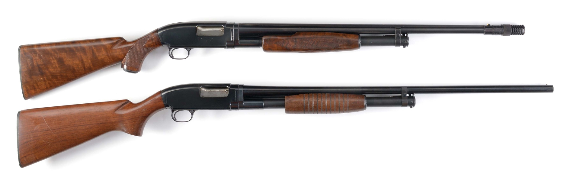 (C) LOT OF 2: 1957 PRODUCTION WINCHESTER MODEL 12 20 GAUGE SHOTGUNS.