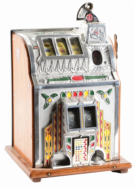 5¢ MILLS NOVELTY "PACE FRONT" SLOT MACHINE.