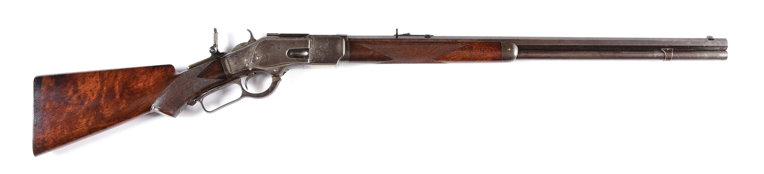 (A) DELUXE WINCHESTER MODEL 1873 .38-40 WCF LEVER ACTION RIFLE.
