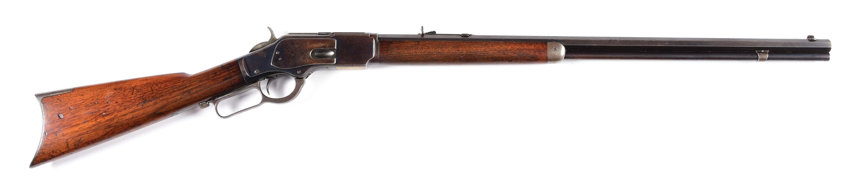 (A) WINCHESTER MODEL 1873 .32-20 W.C.F LEVER-ACTION RIFLE.