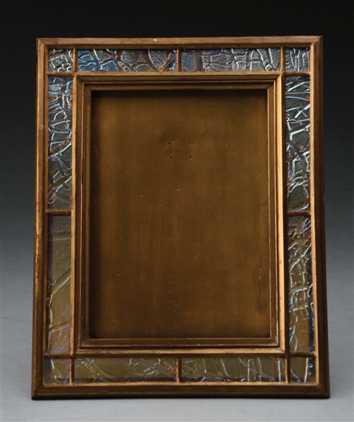 LOUIS C. TIFFANY FURNACES FAVRILE PICTURE FRAME.