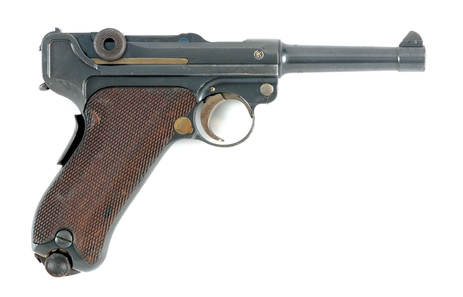(C) FINE & MATCHING ROYAL DUTCH EAST INDIES ARMY 1927/1928 CONTRACT DWM M.11 LUGER 9MM SEMI-AUTOMATIC PISTOL.