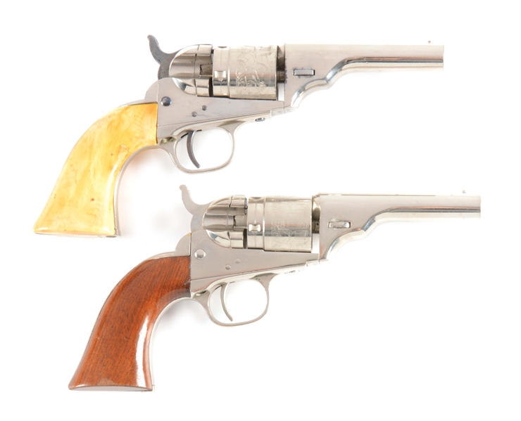(A) LOT OF TWO: TWO COLT 1862 CARTRIDGE CONVERSION REVOLVERS.