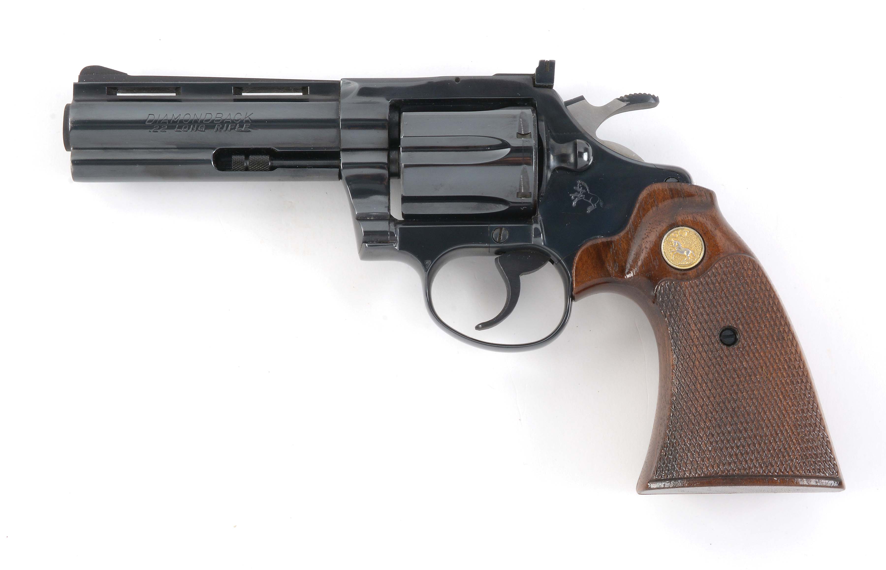 .red{fill:#B50938;}	.white{fill:#FFFFFF;}	.blue{fill:#005596;}	.jdj{fill:#891D03;}                            				(M) COLT DIAMONDBACK .22 LR REVOLVER WITH BOXAll > Firearms > Handguns-Modern > Revolver