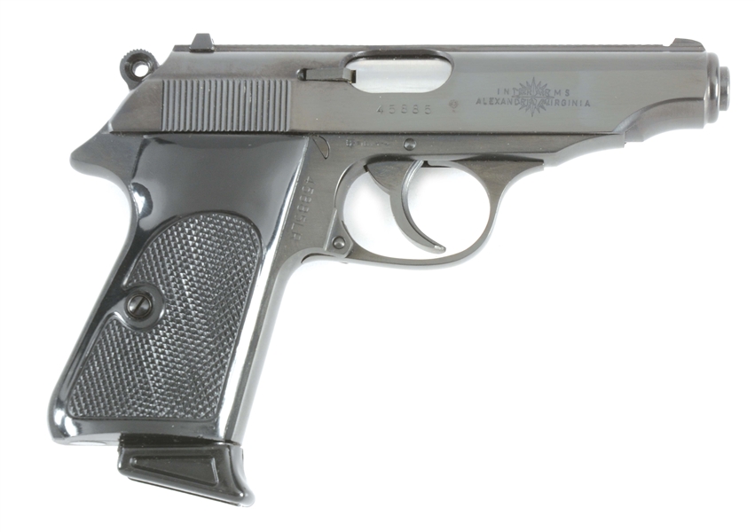 (C) WALTHER PP SEMI AUTOMATIC PISTOL WITH BOX 