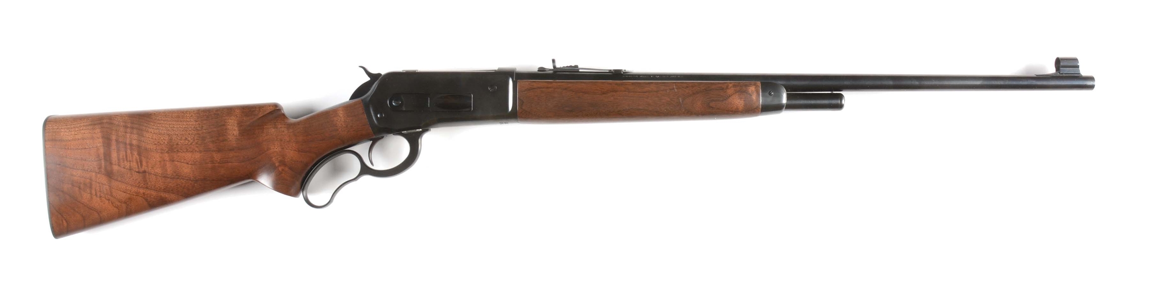 (M) AS NEW BROWNING MODEL M-71 LEVER ACTION RIFLE WITH BOX.