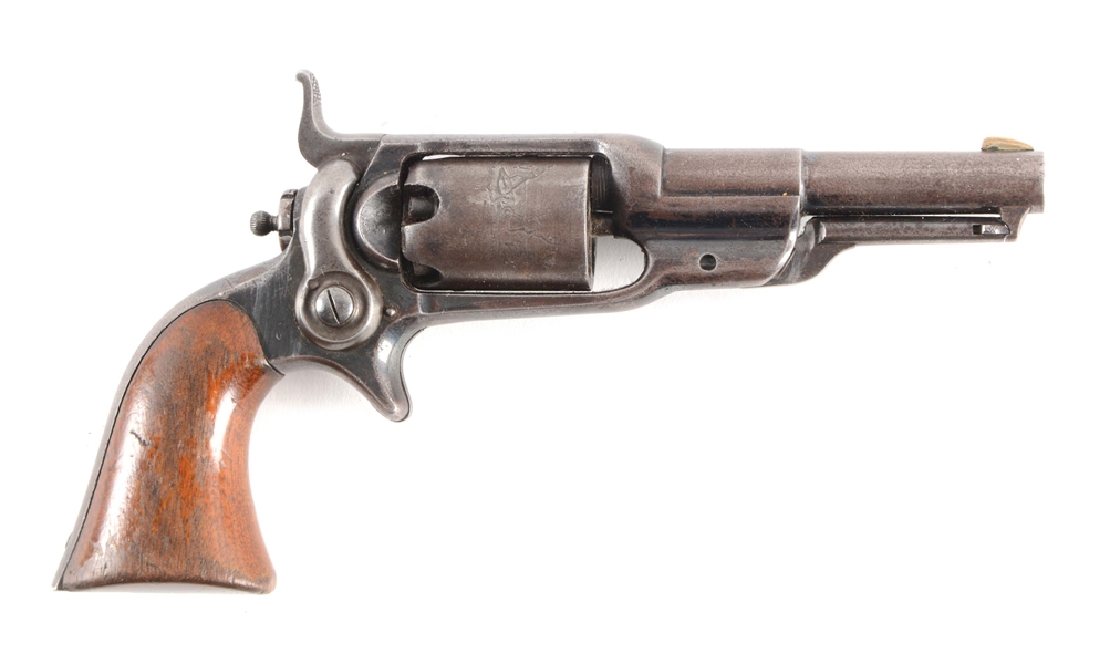 (A) COLT 1855 SIDEHAMMER "ROOT" PERCUSSION REVOLVER.