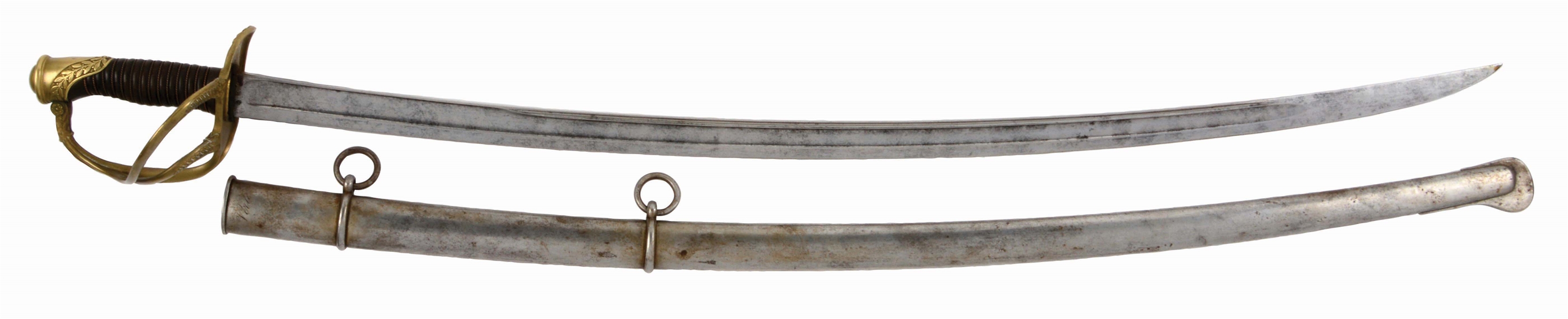 FRENCH CAVALRY OFFICER SABER DATED 1864.