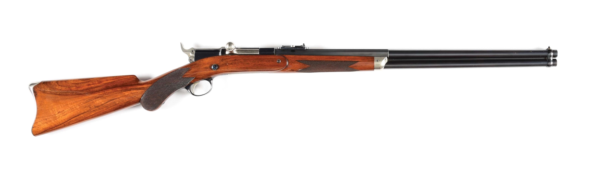 (A) HIGH CONDITION REMINGTON KEENE DELUXE .45-70 BOLT ACTION RIFLE.