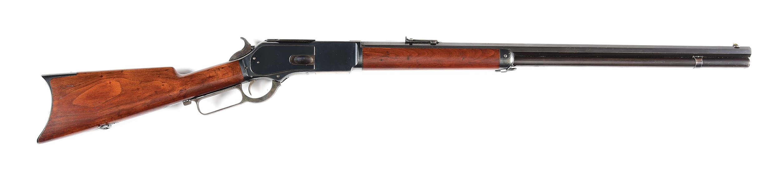 (A) WINCHESTER 1876 .45-75 LEVER ACTION RIFLE.